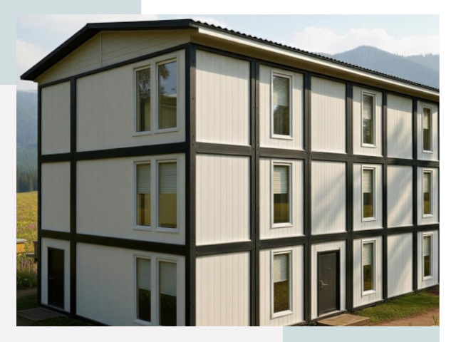 Модульные общежития в Ревде