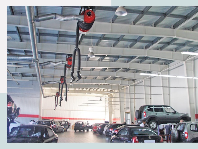 Строительство автосалонов из металлоконструкций от 635 руб.