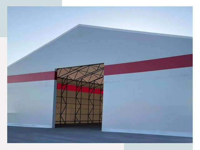 Быстровозводимые ангары в Ревде