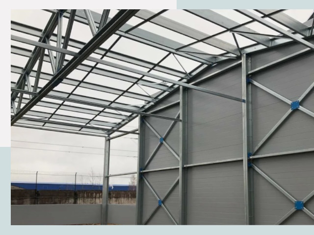 Каркасные ангары от СтальСтрой-Рвд по цене от 635 руб.