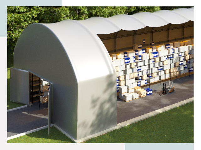 Тентовые ангары в Ревде