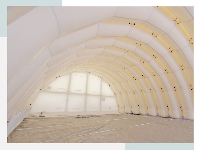 Пневмокаркасные ангары в Ревде