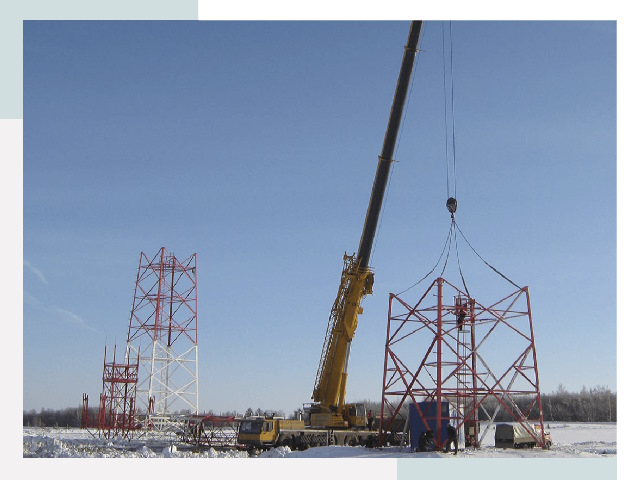 Монтаж вышек связи в Ревде