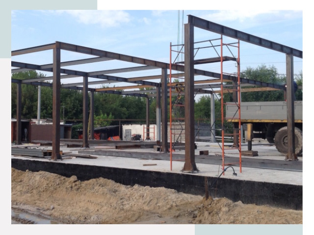 Фундамент для ангаров в Ревде