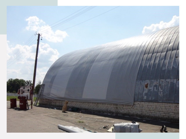 Ремонт ангаров в Ревде